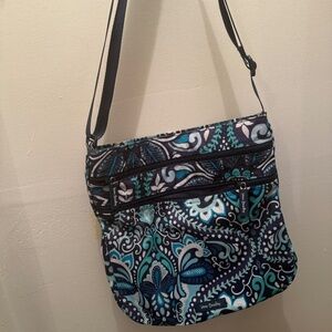Vera Bradley blue crossbody bag